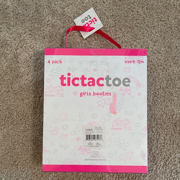 Baby girls booties 0-12 months **NEW in box** - Picture 3 of 3